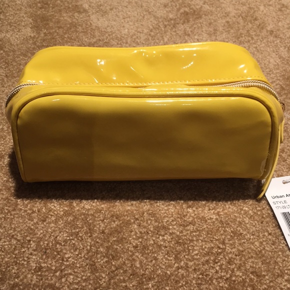 Urban Attitudes Yellow Make-Up Bag - Picture 1 of 8